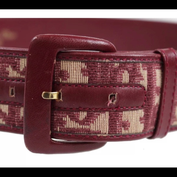 VINTAGE CHRISTIAN DIOR MONOGRAM BELT, XS - Picture 4 of 8